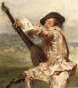 Jean-Antoine Watteau Details of The Music-Party oil painting reproduction